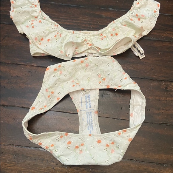 New! Dippin' Daisy's Rosewater Siren Bandeau Bikini Set S/M 1893 - Picture 7 of 12